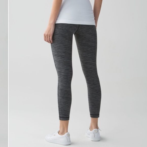 Lululemon High Times Pant Diamond Jacquard Space Dye Black Slate 4 - Picture 4 of 16